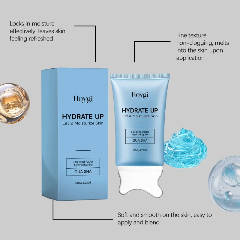Radiant Facial Moisturizing Massage Gel Gentle Cleaning Facial Skin Refreshing Hydrating Moisturizing Gel Firming Brightening